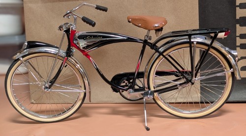 Danbury Mint Schwinn Black Phantom 1950s 1:6 Scale Die Cast Bicycle w/Cert