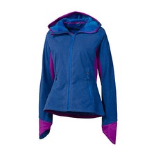 ADIDAS HIKING MELANGE FLEECE TRACK TOP JACKET MEDIUM MED M WOMENS 3 STRIPES TEAL