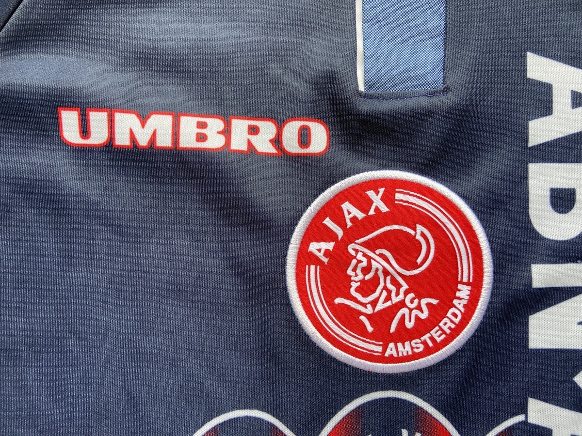 AJAX AMSTERDAM AWAY 1997 1998 AWAY FOOTBALL SHIRT SOCCER