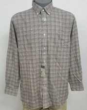 Cremieux Signature Rustic Brown Plaid L/S Men's Shirt NWT $89.50 Choose Size