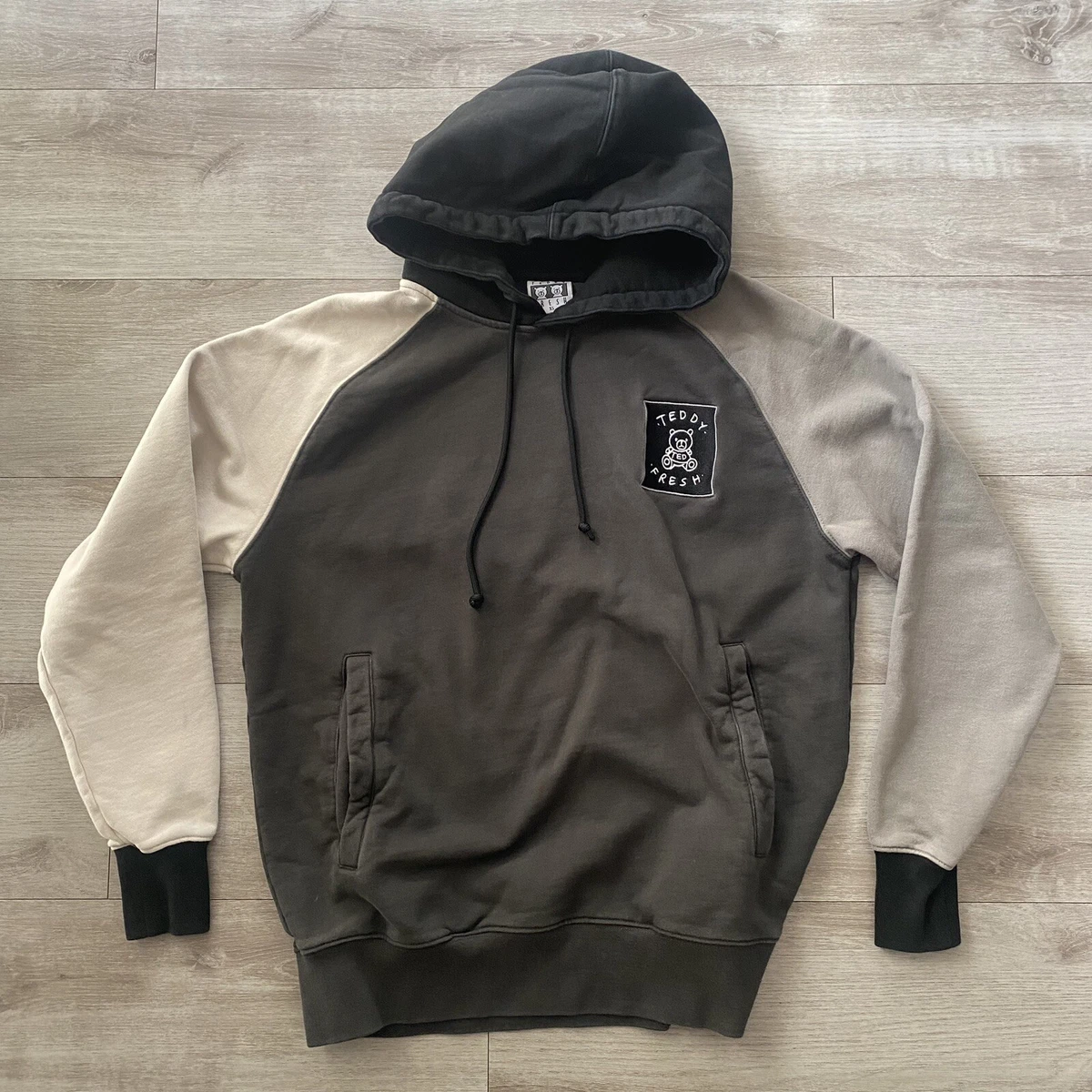 Teddy fresh color block hoodie on sale ebay