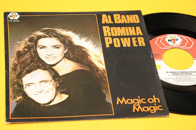 ''AL BANO E ROMINA 7'''' IT'S FOREVER 1°ST ORIG BELGIO 1985 EX+''