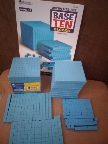 Learning Resources Base Ten Starter Set Grades 1-6 Math Homeschooling - Picture 4 of 8