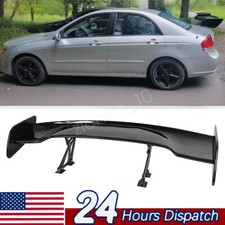 For Kia Spectra 46 Black Rear Trunk Spoiler Racing Gt Wing Adjustable