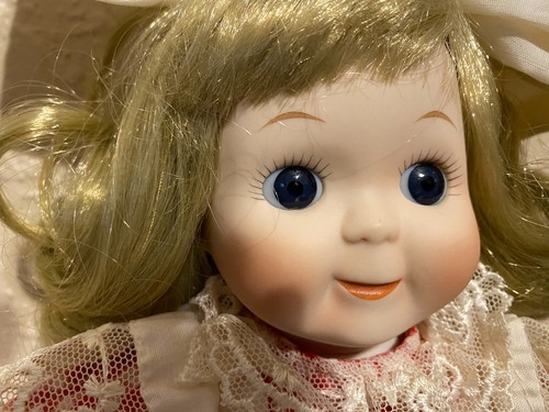 Vintage Doll with Blonde hair, Red Dress - Picture 8 of 9