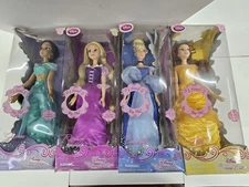 Disney Store Singing Doll Lot Of 4 Princess Doll New in Box