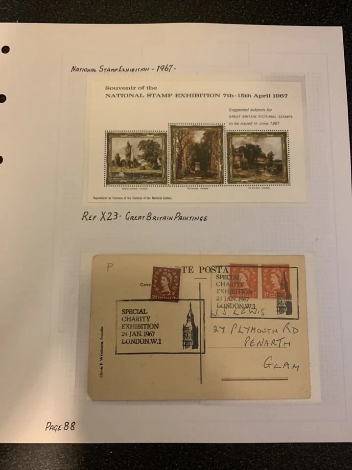 Great Britain Specialised Collection STAMP EXHIBITIONS - image 4 of 4
