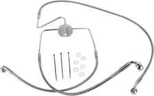 DRAG SPECIALTIES Brake Line - Front - +8" - Stainless Steel 644410-8 1741-2637