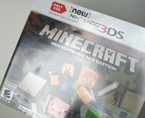 Minecraft New Nintendo 3ds Good Label Game Case Edition Kids Xl Not For 3ds 2ds Ebay