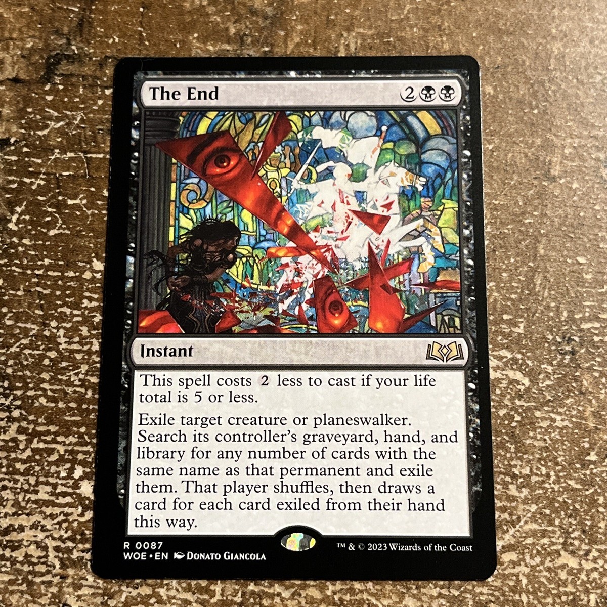 mtg wilds of eldraine card Magic: The Gathering - Set Booster Pack Wilds of Eldraine Art Series Rarity Mtg The End Wilds Of
