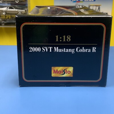 Maisto Special Edition 2000 Ford Mustang SVT Cobra R 1:18 Scale