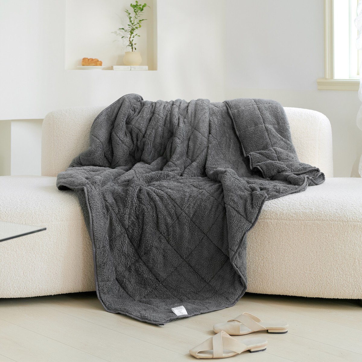 Fleece Blanket Deep Calm Blanket Cozy Cuddler Deep Sleep Calming