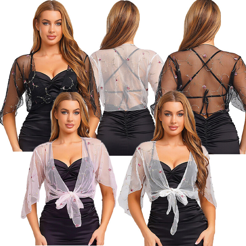 Damen Fischnetz Crop Top Mit Kapuze – Durchsichtig, Langärmlig Für Party, Club & Strand