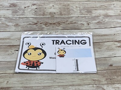 Lady Bug - Themed Learning Centers - Laminated - Tracing Numbers