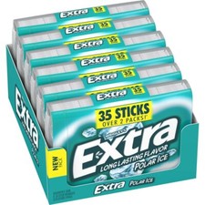 Polar Ice Sugarfree Chewing Gum, 35-Stick Packs Pack Of 6 