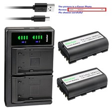 Kastar Battery LTD2 Charger for Geomax Zenith15 Zenith45 Zenith50 Total Station