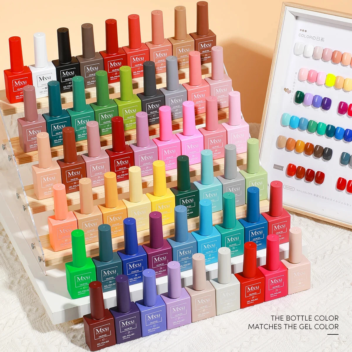 60 Colors Gel Nail Polish Set 15ml Glitter Soak Off UV Varnish Art Nail Gel Kit