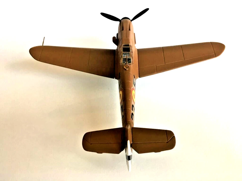 FRANKLIN MINT 1:48 ARMATURA B11B595 MESSERSCHMITT BF 109F FORZA AEREA SPAGNOLA - Immagine 4 di 4