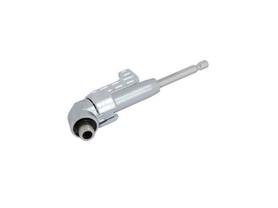 50mm Offset Schraubendreher Bithalter 1/4'' Sechskant Schraubendreher verstellbar 360° Rändelflansch