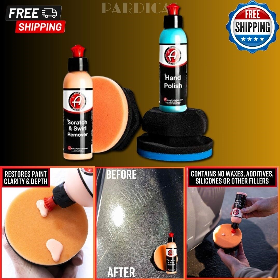 Adam's Polishes Car Scratch & Swirl Remover Hand Correction System