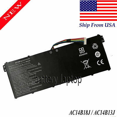 New AC14B13J Battery 11.4 for acer E15 ES1-512 MS2394 EX2519 N15W4 E3-112