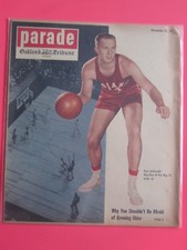 DON SCHLUNDT INDIANA basketball PARADE magazine Oakland Tribune Dec 12, 1954