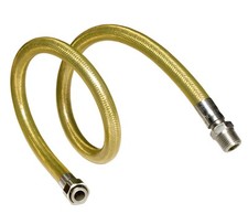 Tubo flessibile in acciaio inox per gas 1,5 metri 1/2 MF cucina piano cottura