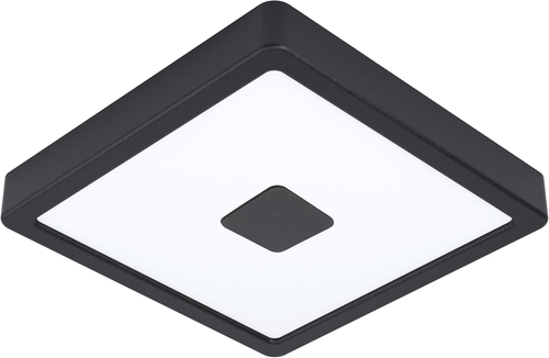 Plafoniera Iphias 2, Luce a LED per Esterni Da Muro O Soffitto, Metallo Nero E P - Foto 11 di 12