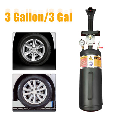 3 Gallon Reifenbefüller Reifenfüllkannone Reifenbooster Reifenschockfüller Neu