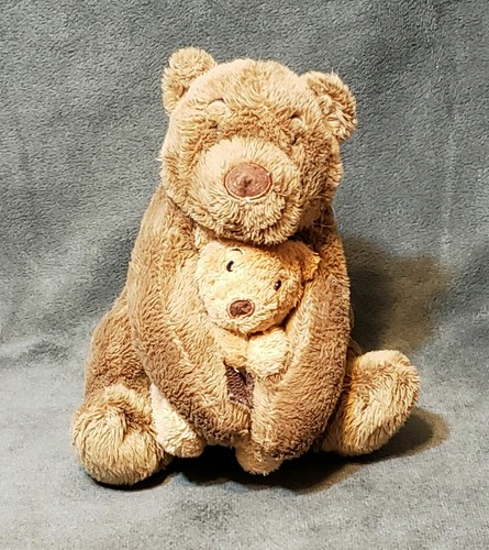 Little Tiger Press Großer Bär Gute Nacht Schlaf eng 7 Zoll Plüsch Mama & Baby Teddy
