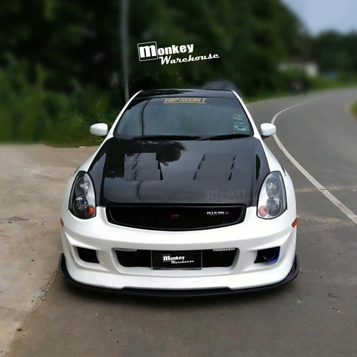 Trust GReddy Style Front Bumper for Nissan Skyline V35 350GT Coupe