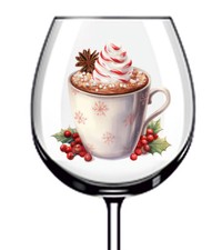 12x Chritmas Coco Cup Tumbler Wine Glass Bottle Vinyl Sticker Decals k822