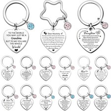 Family Keyring Gifts Christmas Birthday Presents For Her Mum Daughter Grandma
