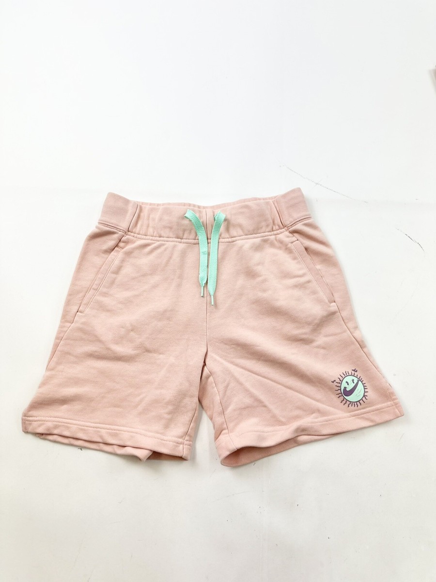 nike pink sweatshorts