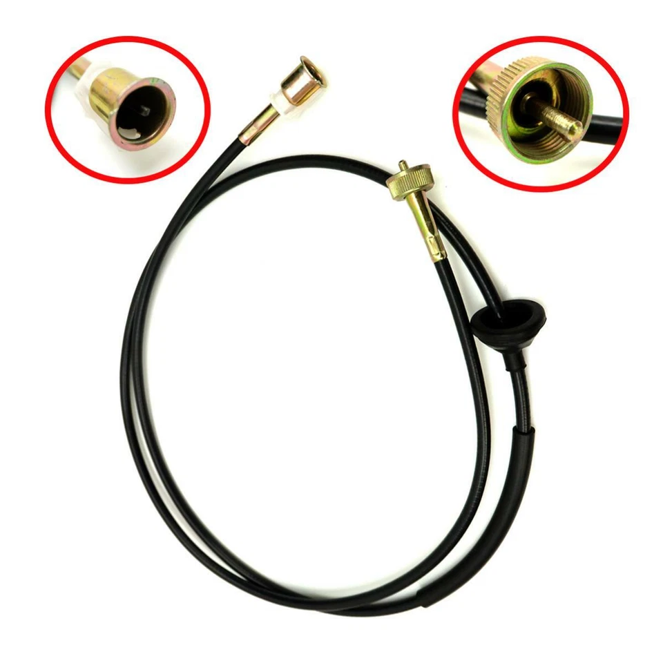 Velocímetro cabo medidor de velocidade preto para Mitsubishi L200 Cyclone 1986 - 1996 - Imagem 2 de 4
