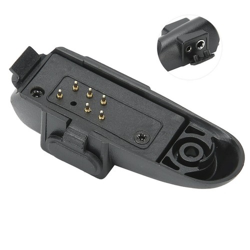 Walkie Talkie Headset 3.5mm 2.5mm Audio Adapter For BF-9700 BF-A58 BF-UV9R Black - Zdjęcie 2 z 14