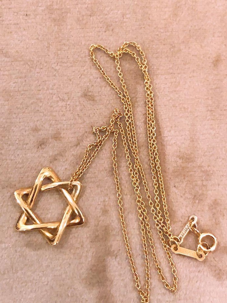 Tiffany & co. charm Star of David 18K hexagram pendant   Beauty Accessories Auth