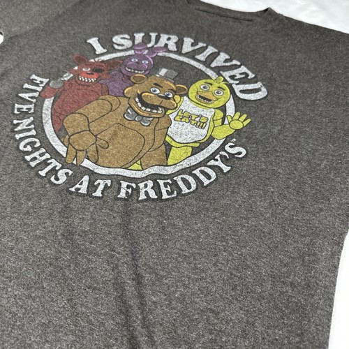 Five Nights at Freddy's Graphic T-shirt XL (14-16) Youth Brown - Picture 2 of 18