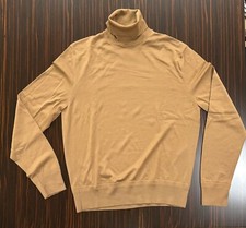 TOM FORD wool tan fine knit turtleneck size 50