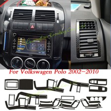 For Volkswagen Polo 2002-2010 5d Carbon Fiber Pattern Interior Diy Trim Decals