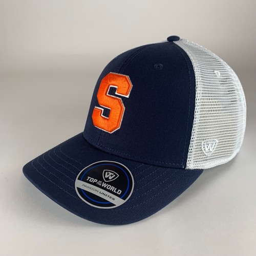 Syracuse Orange Navy Blue White Top of the World Snapback Trucker Hat New