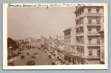 Avenida Maximo Gomez HAVANA Habana RPPC Rare Antique Photo Foto ~1920s