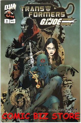TRANSFORMERS GI JOE #3 (2003) 1ST PRINTING BAGGED & BOARDED IDW COMICS