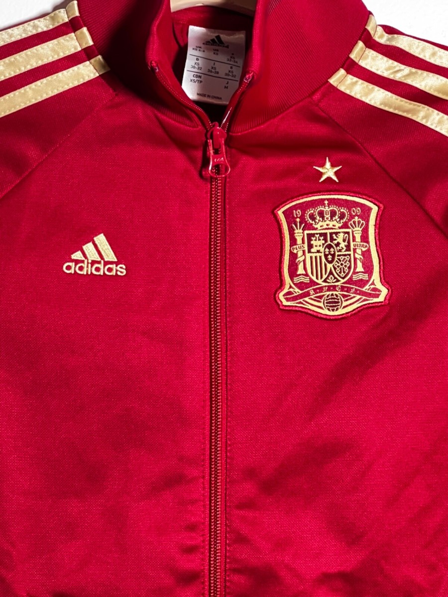 Adidas EUC Women s Spain 2013 14 Espana National Track Jacket Soccer Football XS