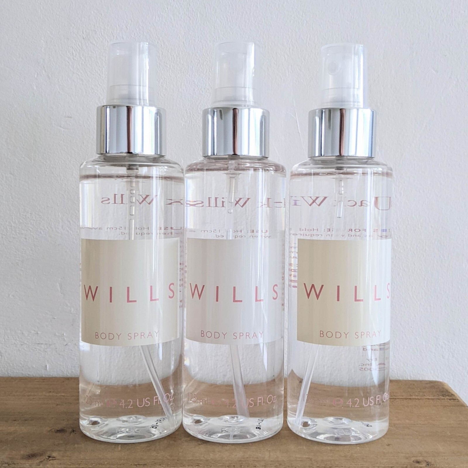 Jack Wills 125ml X 3 Body Sprays Signature Wills Discontinued NEW uk eBay