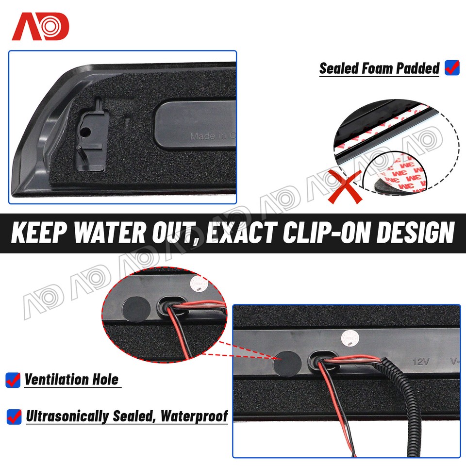 LED Third 3rd Tail Brake Stop Light Cargo Lamp Fit For 02-09 Dodge Ram 1500 2500 - Foto 3