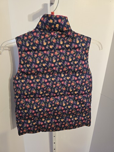 Polo Ralph Lauren Girls Reversible Pink/Floral Down Puffer Vest Size XL (16) - Picture 8 of 9
