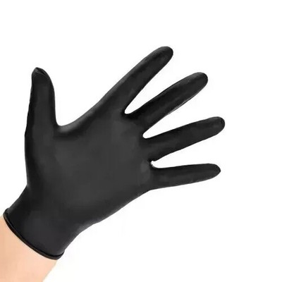 Einweghandschuhe puderfrei latexfrei schwarz Nitrilhandschuhe 1000 - 1 Karton XL