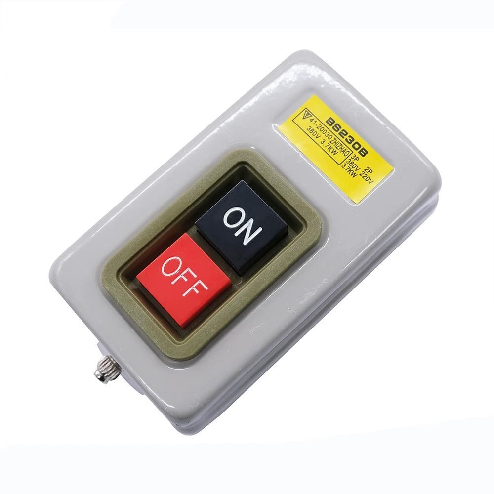 10A On/Off Start Stop Switch 3 Phase Electric Motor Switches Circuit ...
