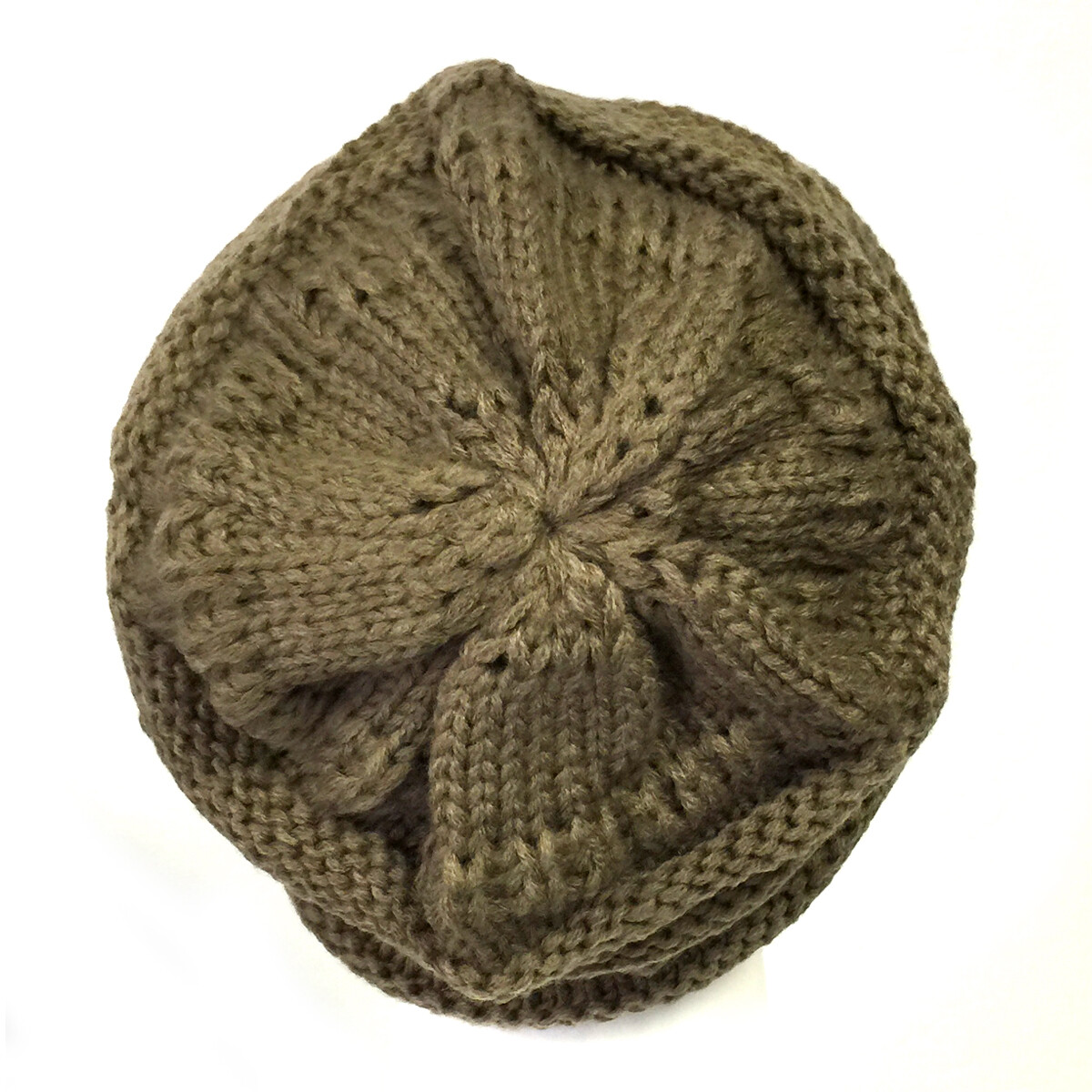 Wrapables Winter Warm Knitted Infinity Scarf and Beanie Hat Set, Brown ...